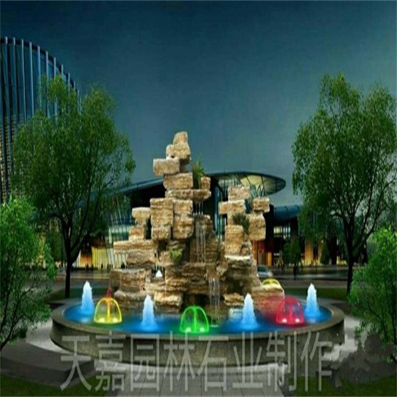东丰水幕墙喷泉设计